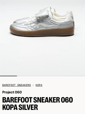 Barefoot Sneaker 060 Kopa Silver Men’s Sneakers